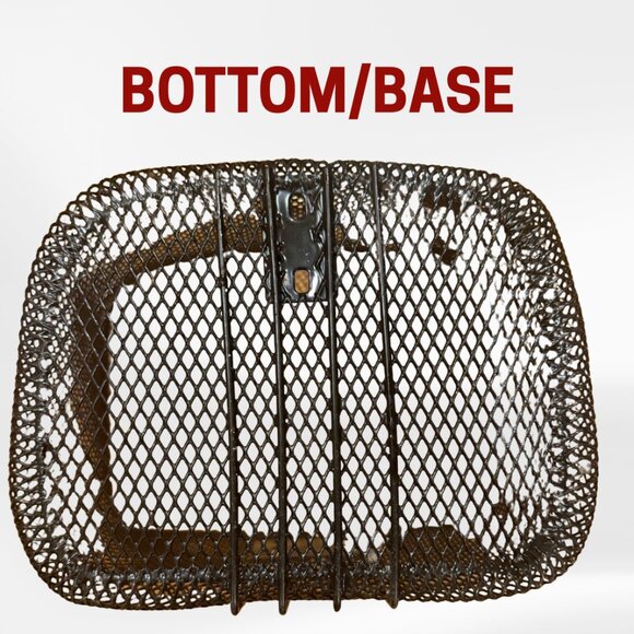 Medline Large Wire Storage Basket Black Mesh NEW w/ Hardware - Picture 7 of 17